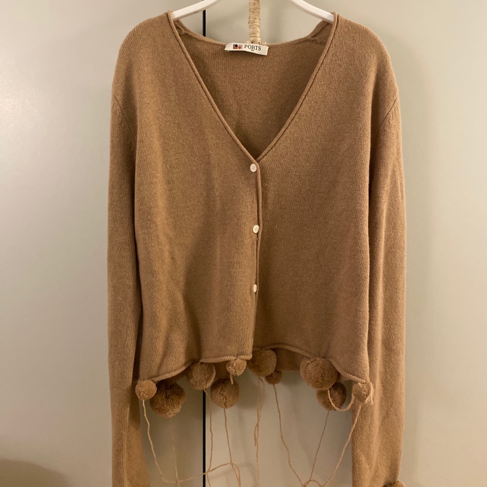 ports 1961 pom pom sweater size m
